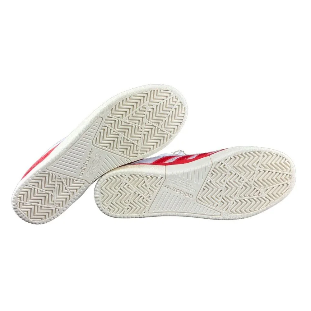 Adidas Men's Tyshawn Cloud White Scarlet Shoes GW4897 Sizes 9 - 12